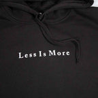 Less Is More Hoodie - Coal