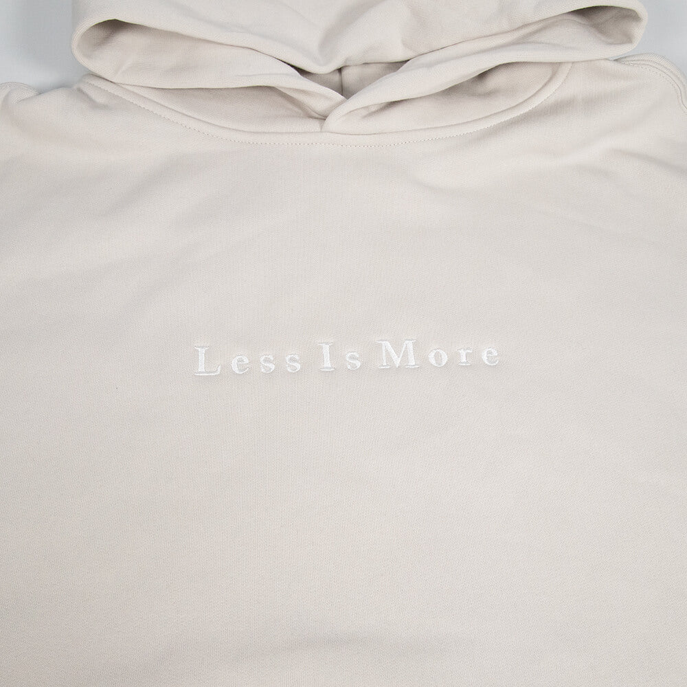 Less Is More Hoodie - Ecru