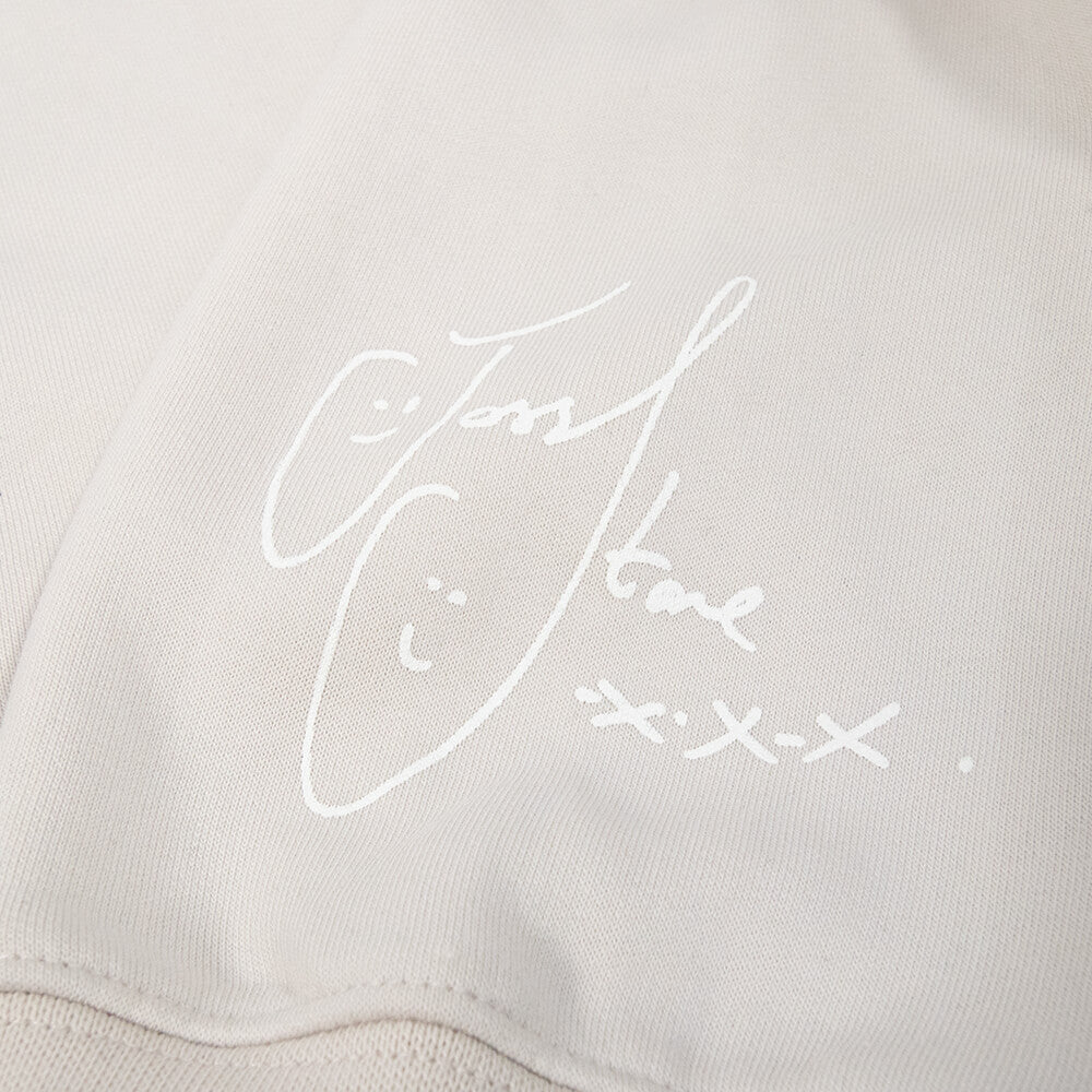 Less Is More Hoodie - Ecru
