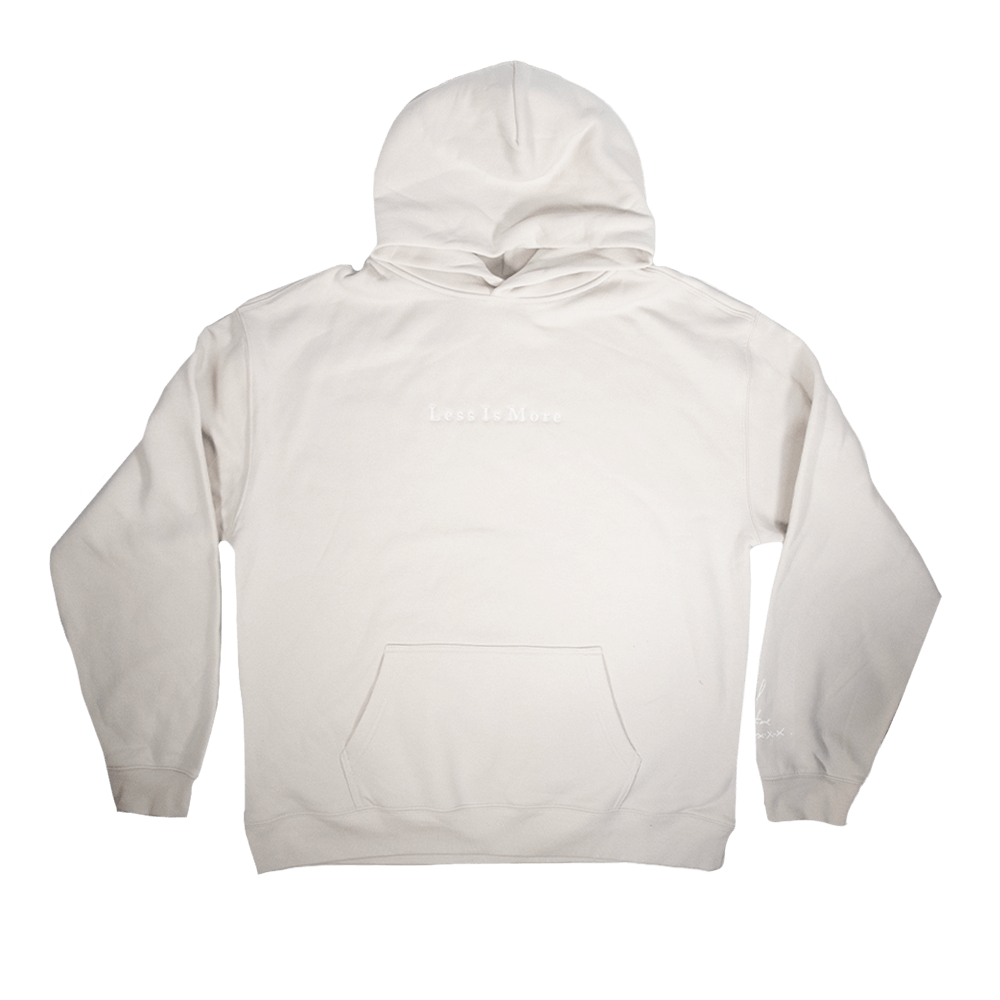 Less Is More Hoodie - Ecru