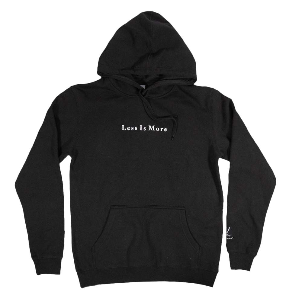 Less Is More Hoodie - Coal