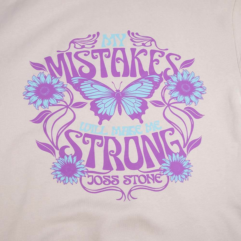 My Mistakes Hoodie - Faded Bone