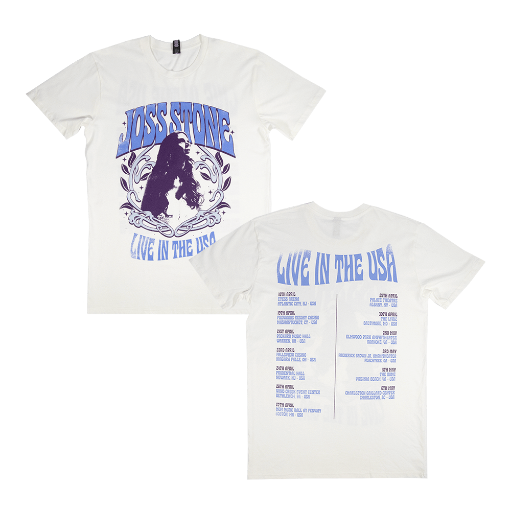 Live in the USA T-Shirt - Natural