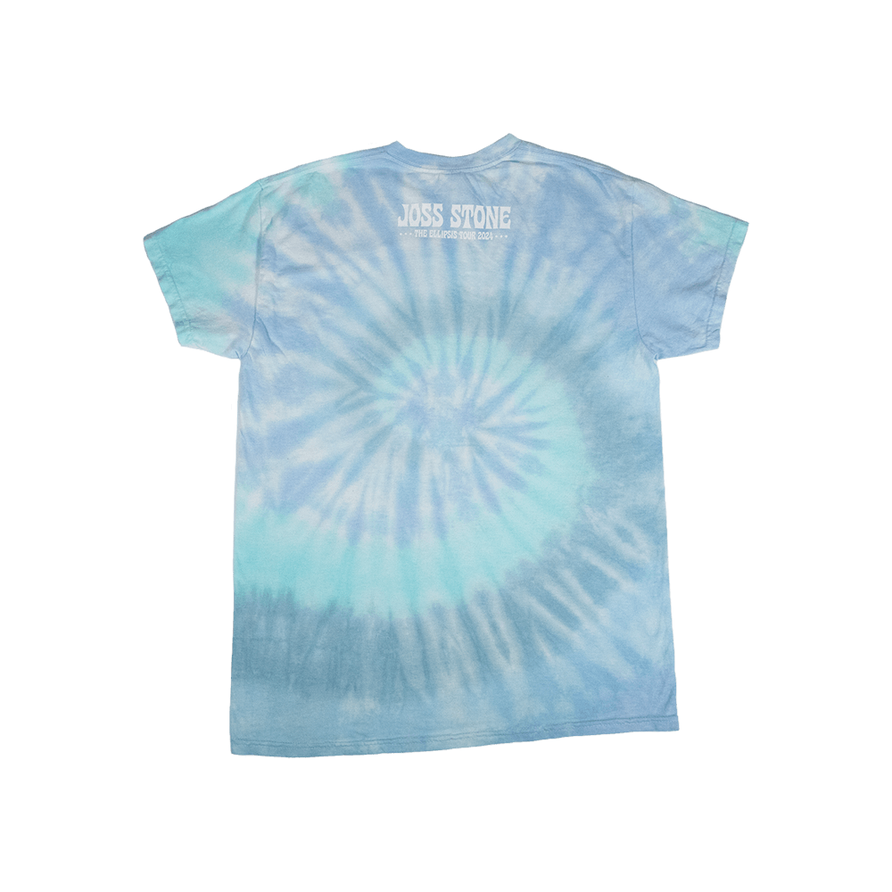 Ellipsis Tie Dye Tee - Blue