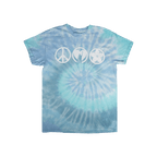 Ellipsis Tie Dye Tee - Blue