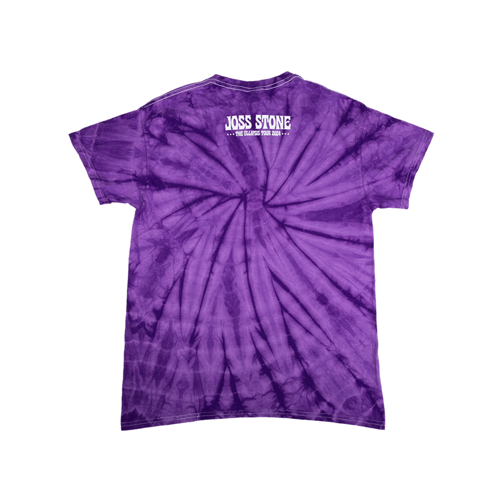 Ellipsis Tie Dye Tee - Purple