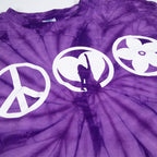 Ellipsis Tie Dye Tee - Purple